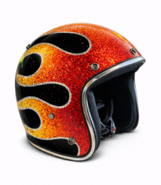 North Virus Superflake Red Flame fade