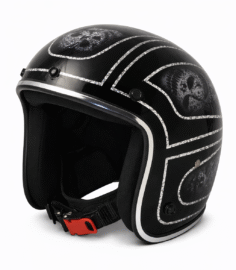 North Virus Superflake Black scallops scull