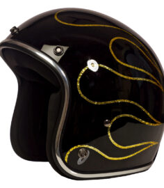 North Virus Superflake Black Gold Stripe Flame