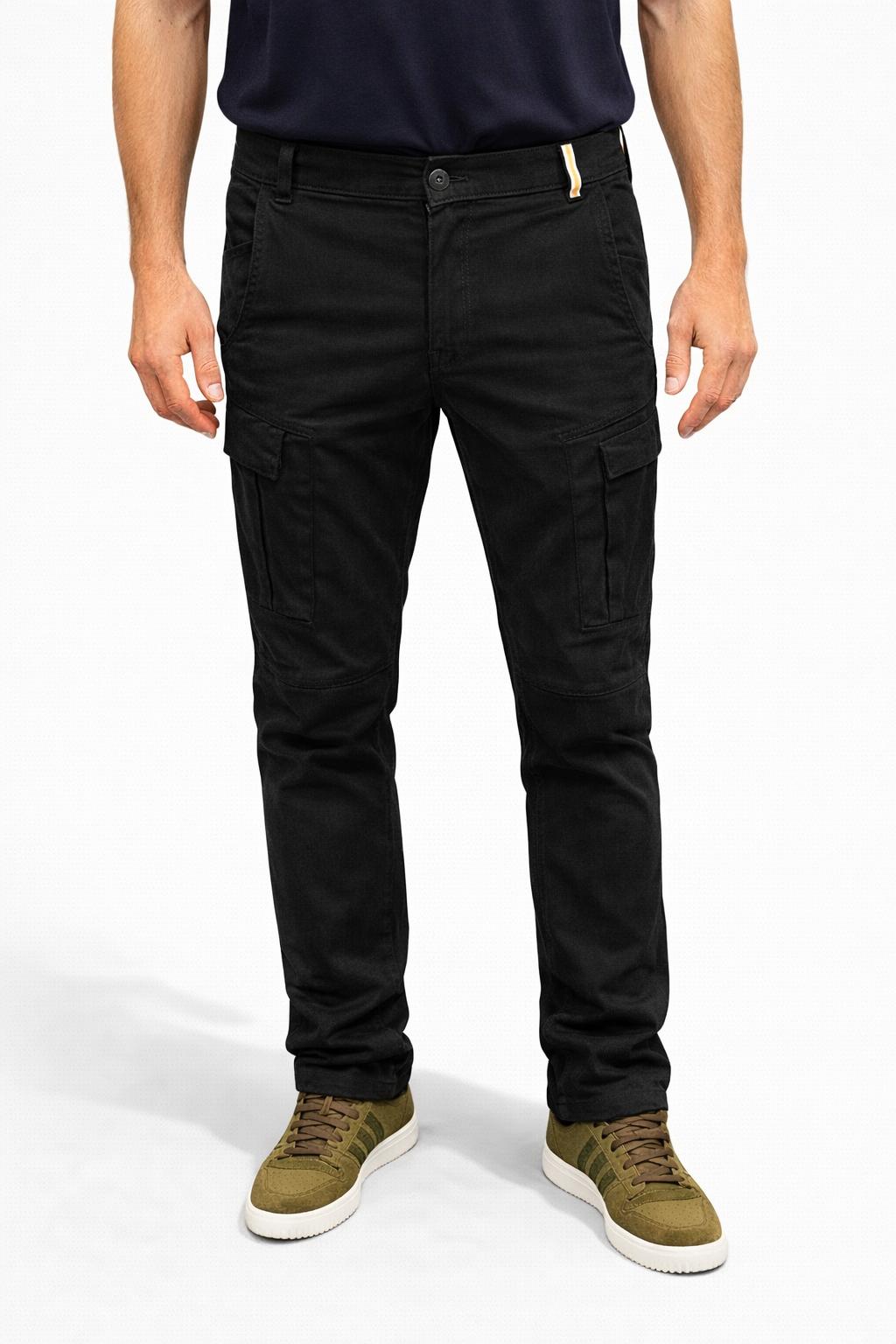 Kevlarjeans Cargo Ranger Single Layer Black
