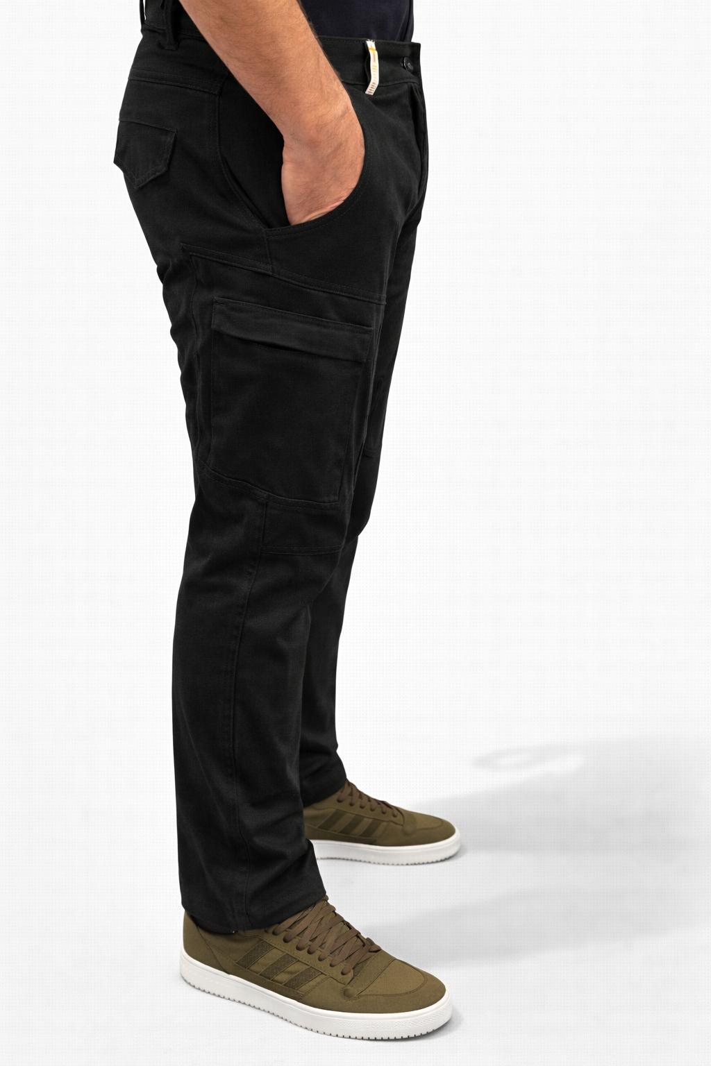 Kevlarjeans Cargo Ranger Single Layer Black - Bild 2