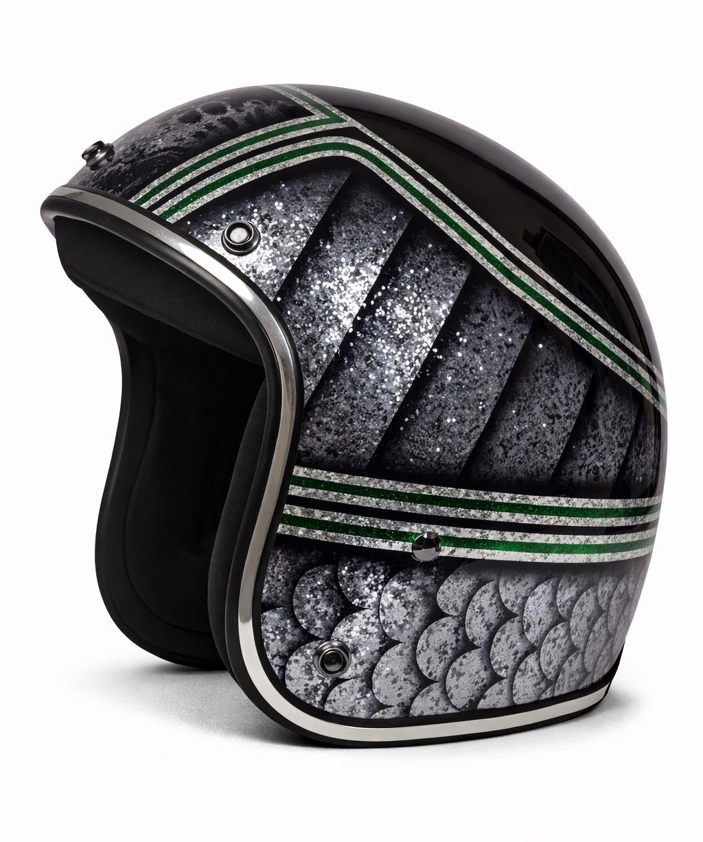 North Virus Superflake Green Scull