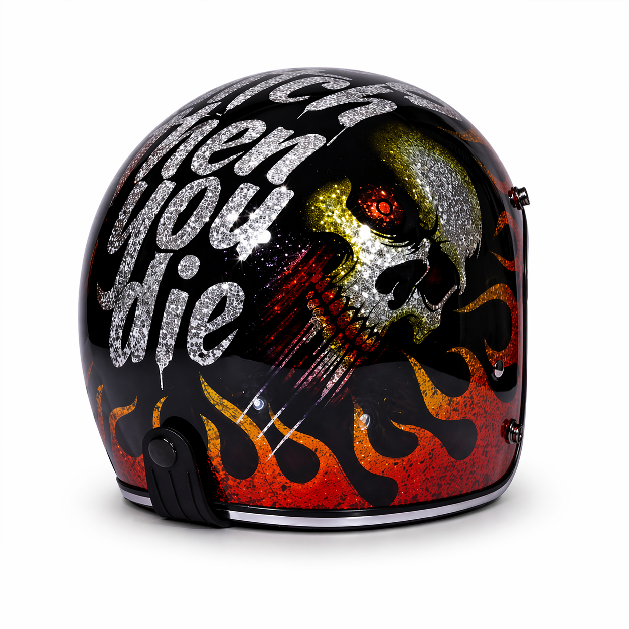North Virus Superflake Limited Red Flame Scull - Bild 2