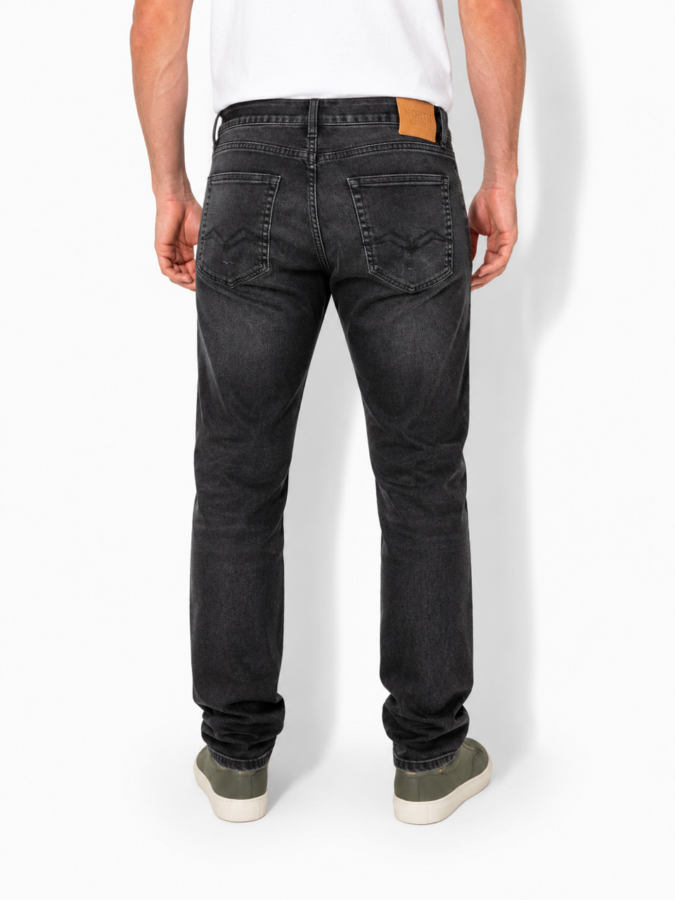 Kevlarjeans Iron Straight Single Layer Black Wash - Bild 2
