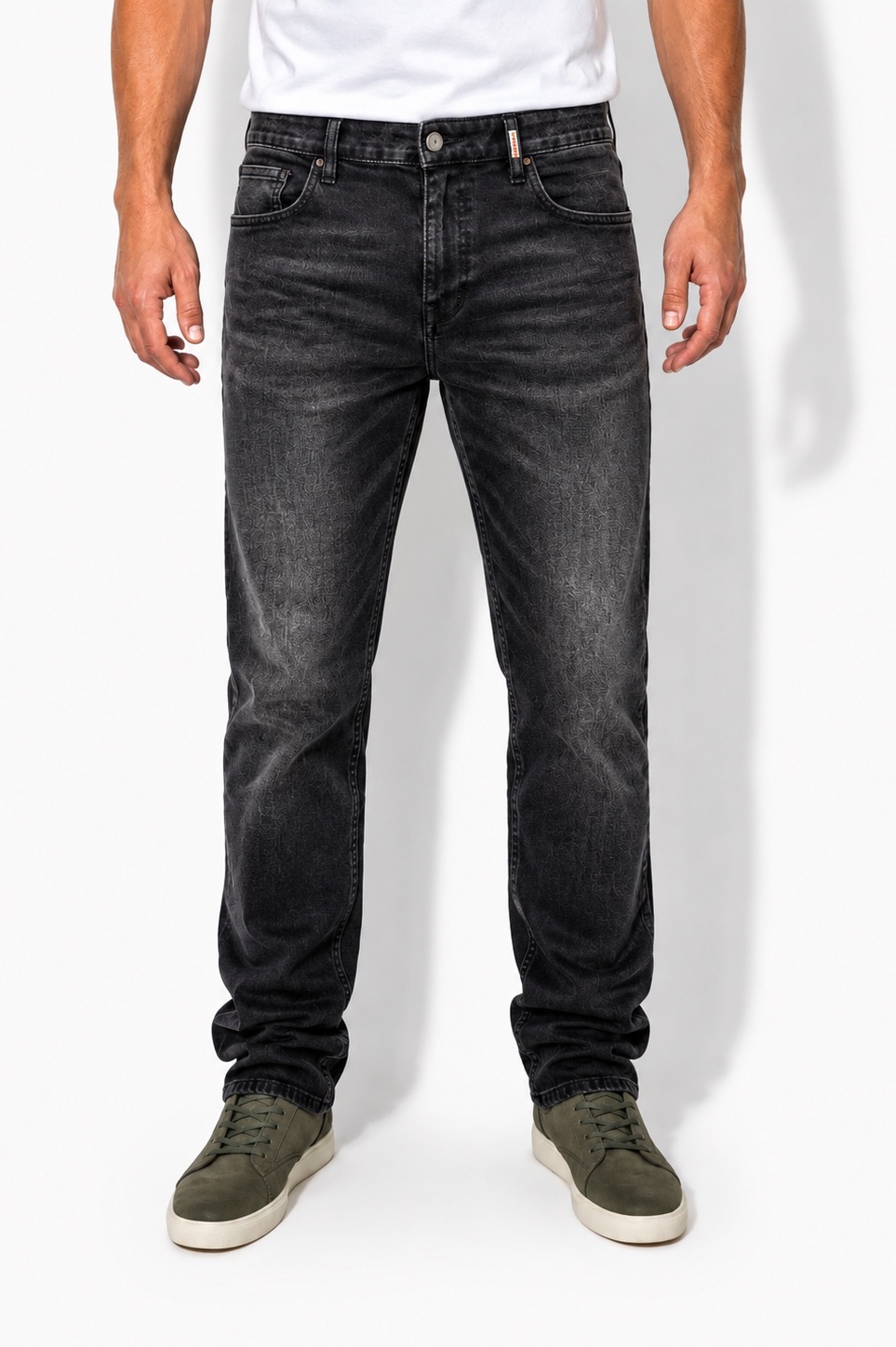 Kevlarjeans Iron Straight Single Layer Black Wash