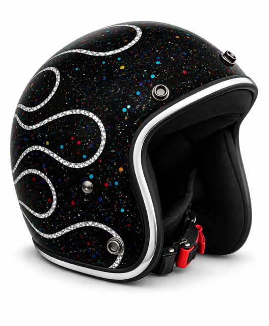 North Virus Superflake Black flame stripe Disco