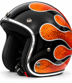 North Virus SuperflakeBlack Flames Orange