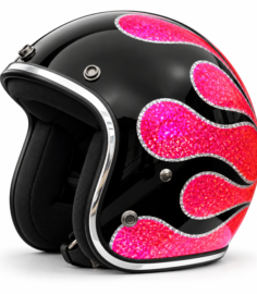 North Virus Superflake Black Flames Pink