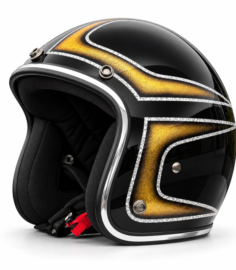 North Virus Superflake Gold Scallops Black