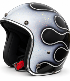 North Virus Superflake Black White Flame