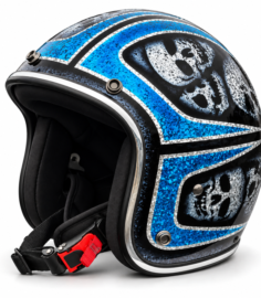 North Virus Superflake Blue Scallops Scull