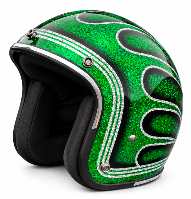 North Virus Superflake Green Scallops