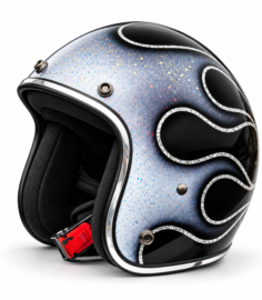 North Virus Superflake Black White Flame